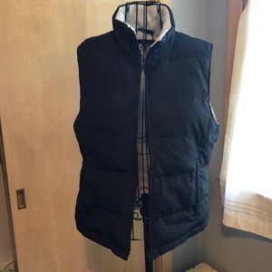 Black puffed vest